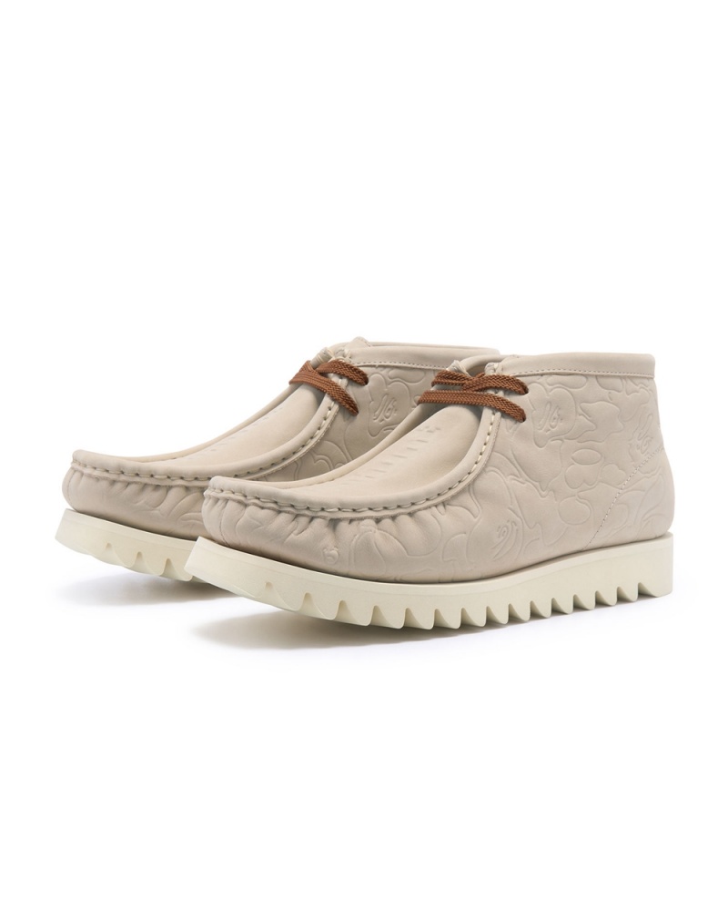 Botte Bape Manhunt #1 Beige Homme | GKH-04697725